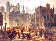 Entrance of king Henri II of France in Metz unknow artist